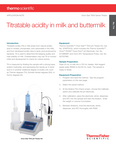 Titratable acidity in milk and buttermilk (język angielski, pdf)