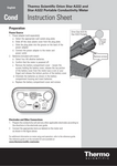 Orion Star A222 and Star A322 Portable Conductivity Meter - Instruction Sheet (język angielski, pdf)