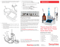 OPIOrion Star T900 Series Titrator Quick Start Guide (język angielski, pdf)S