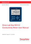 Orion Lab Star EC112 Conductivity Meter User Manual (język angielski, pdf)