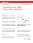 Application Note: Application tips for UV254, SAC254, UVA, and SUVA (język angielski, pdf)