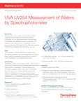App Note: AN022, UVA & UV254 Measurement of Waters by Spectrophotometer (język angielski, pdf)