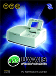 Okładka ulotki spektrofotometru PG Instruments T80
