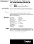 Instrukcja celki przewodnictwa Thermo Scientific Orion 2002SS (język angielski, pdf, 146KB)